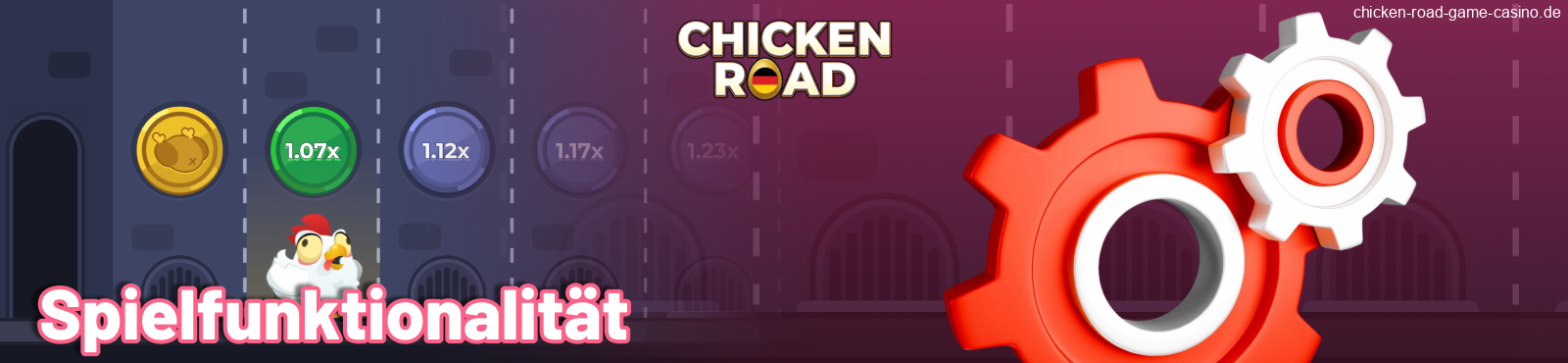 Spielfunktionen von Chicken Road Germany