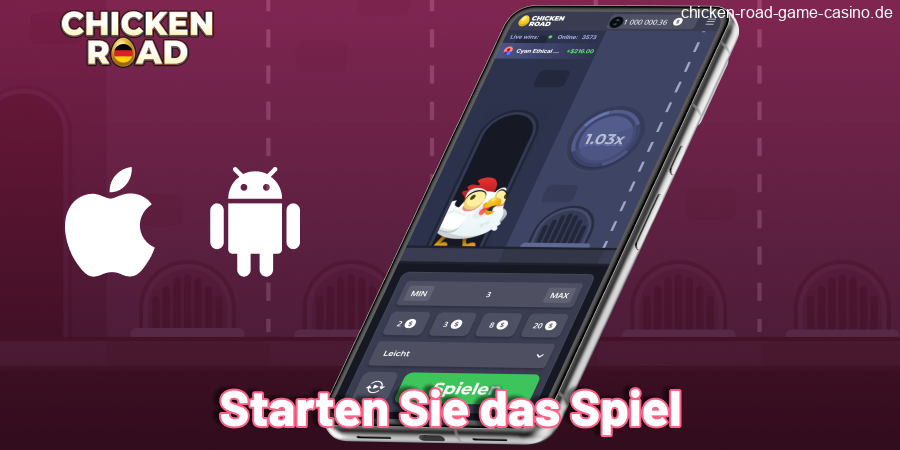 Das Chicken Road Deutschland Spiel starten